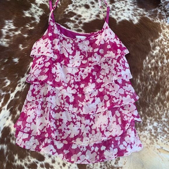New York & Company Tops - !3 for $25! Floral Ruffle Tank NY&Co